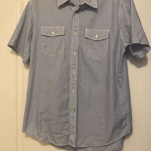 Tommy Hilfiger men short sleeve dress shirt .